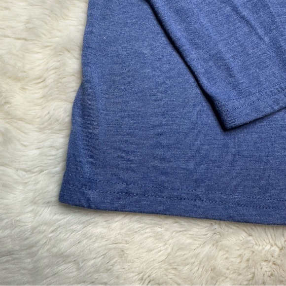 Shein Long Sleeved Shirt Two-Tone Blue & Black Size 7 - Picture 3 of 16